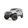 Fab Fours 07-18 WRANGLER JK STUBBY BUMPER WITH PRE RUNNER GUARD MATTE BLACK JK07-B1952-1